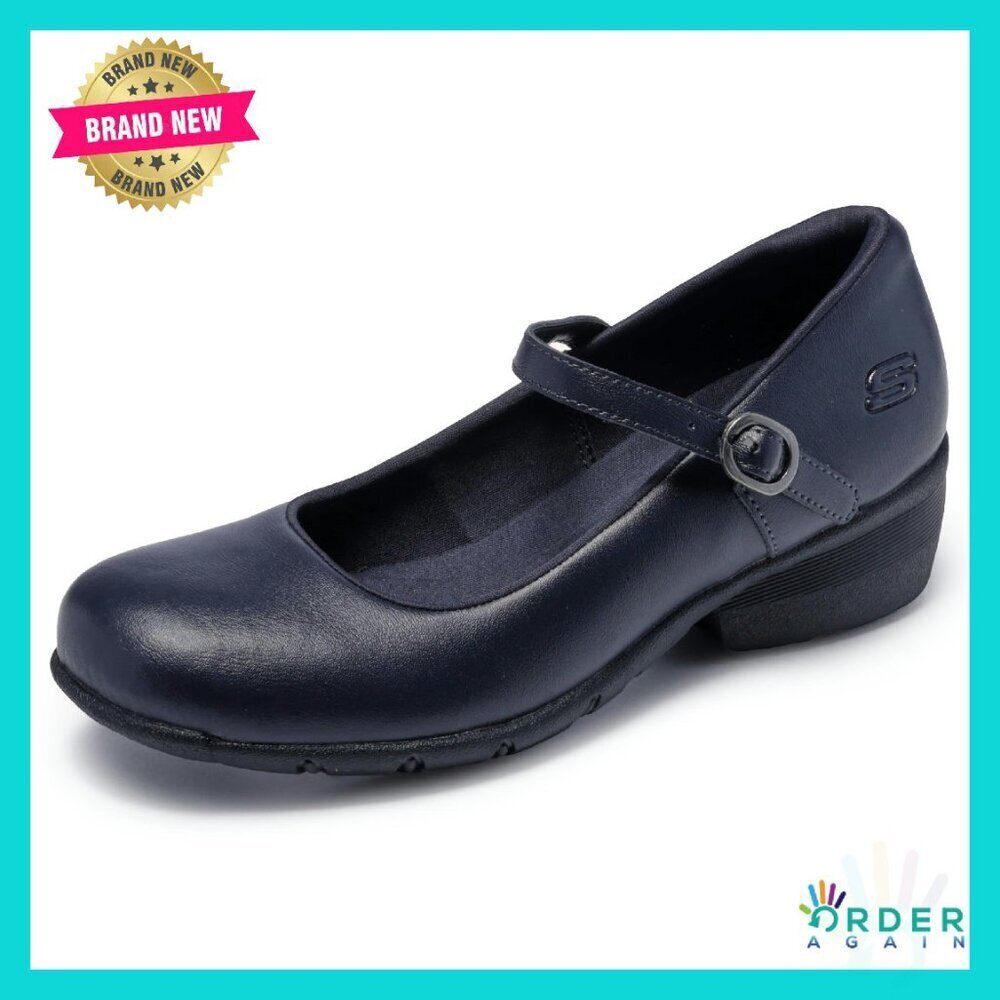 Professional Mary Jane Work Shoes Slip-Resistant Memory Foam Classic Style